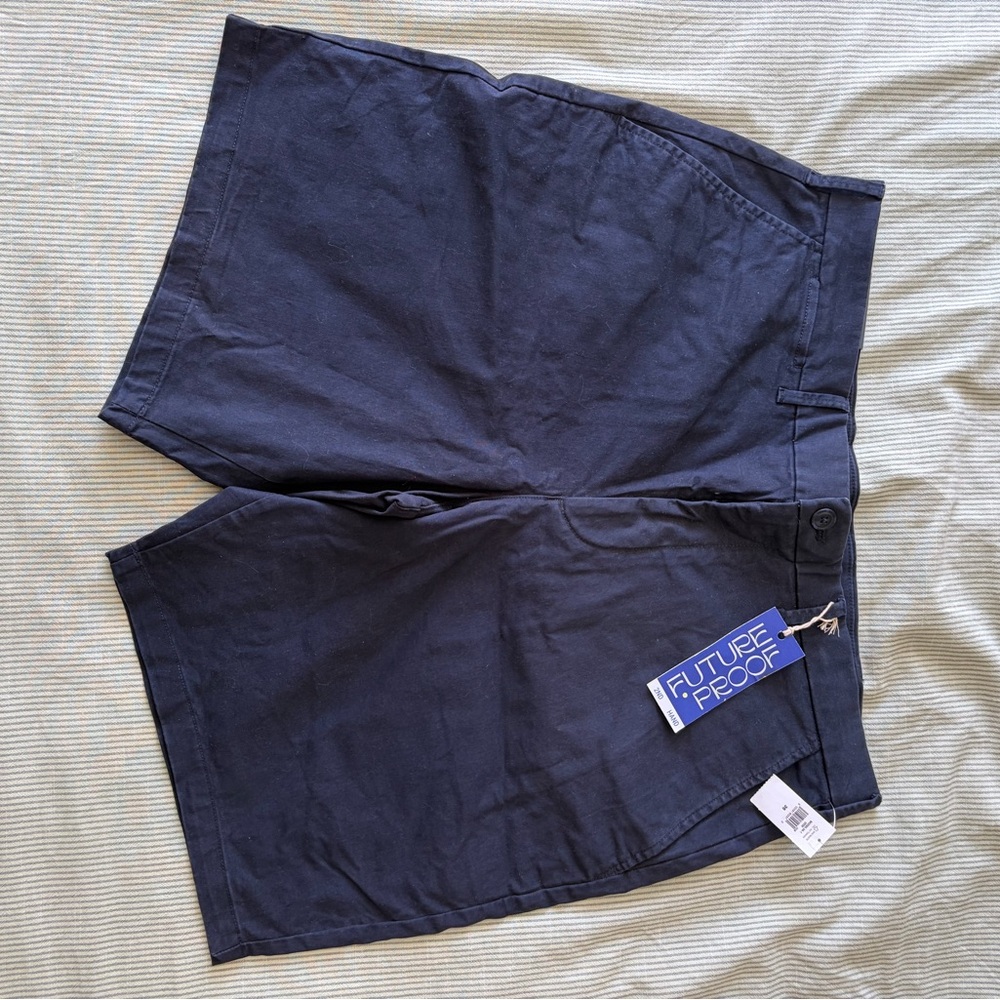 GAP Navy Rolled-Hem Casual Shorts